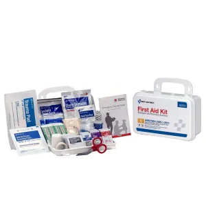 10 Person Bulk Plastic First Aid Kit, ANSI Compliant