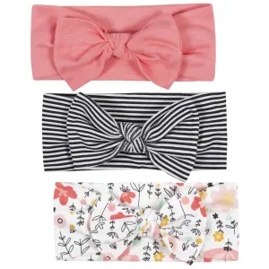 3-Pack Baby Girls Garden Floral Headbands