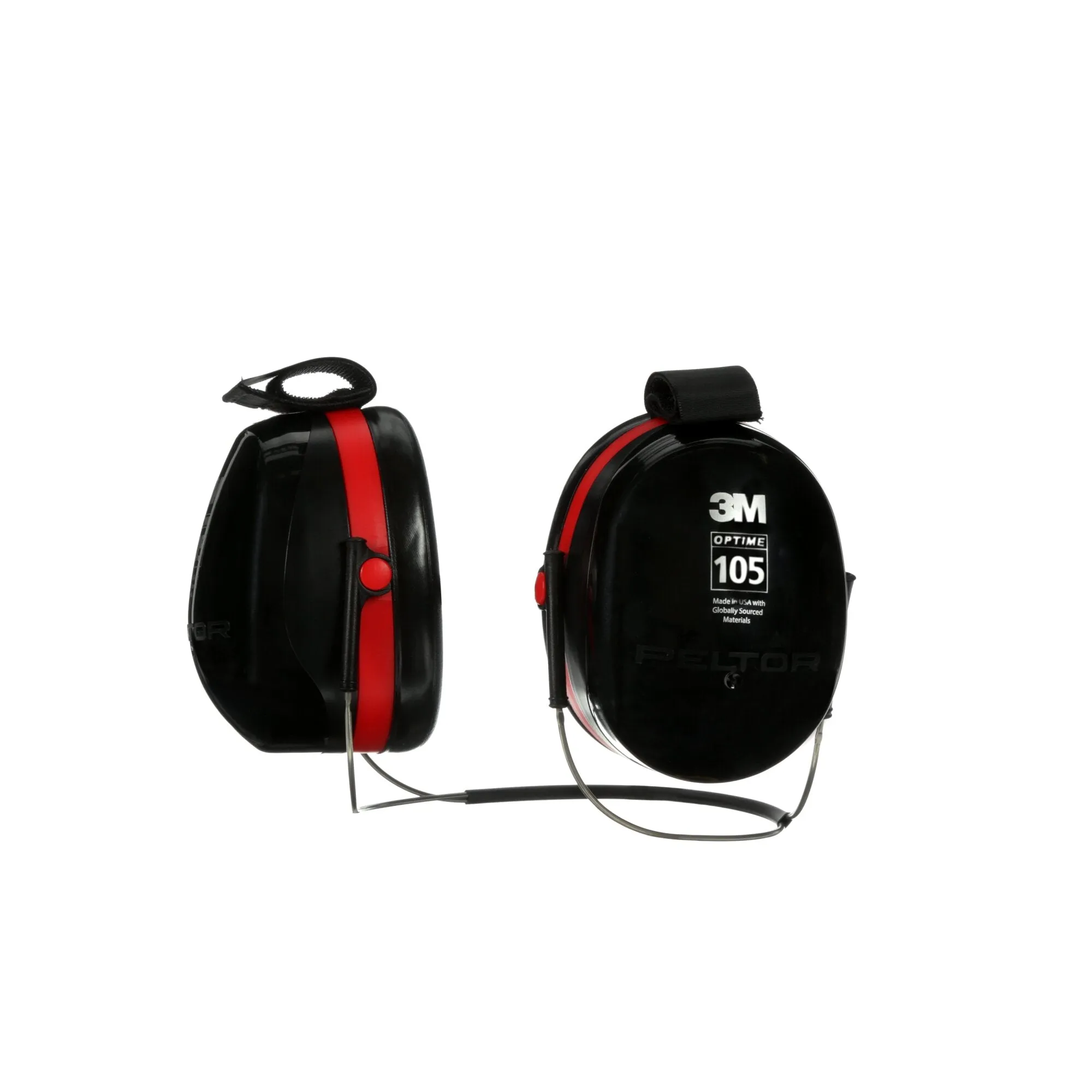 3M PELTOR Optime 105 Earmuffs H10B, Behind-the-Head