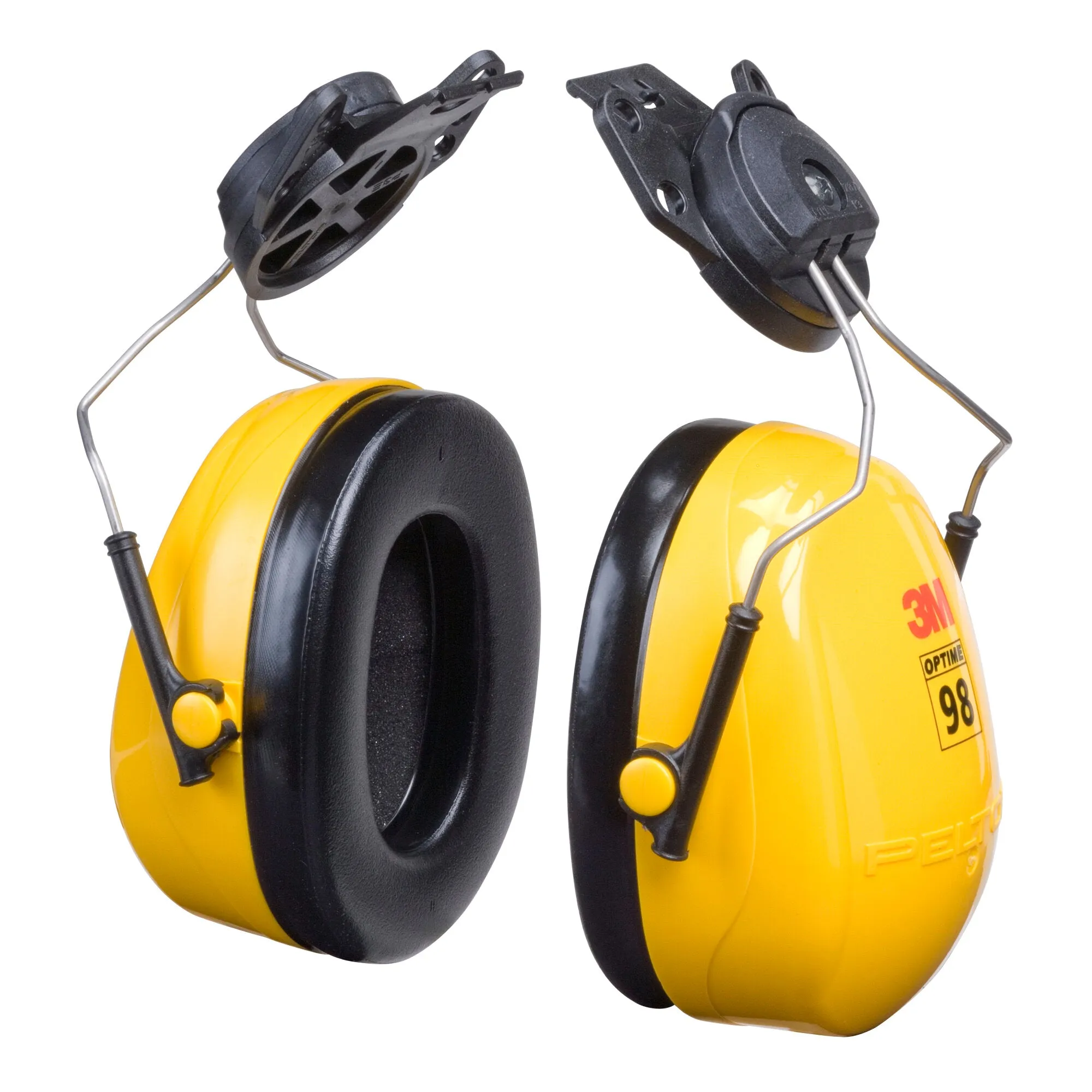 3M Peltor Optime 98 Cap-Mount Earmuffs, Hearing Conservation H9P3E 10EA/Case