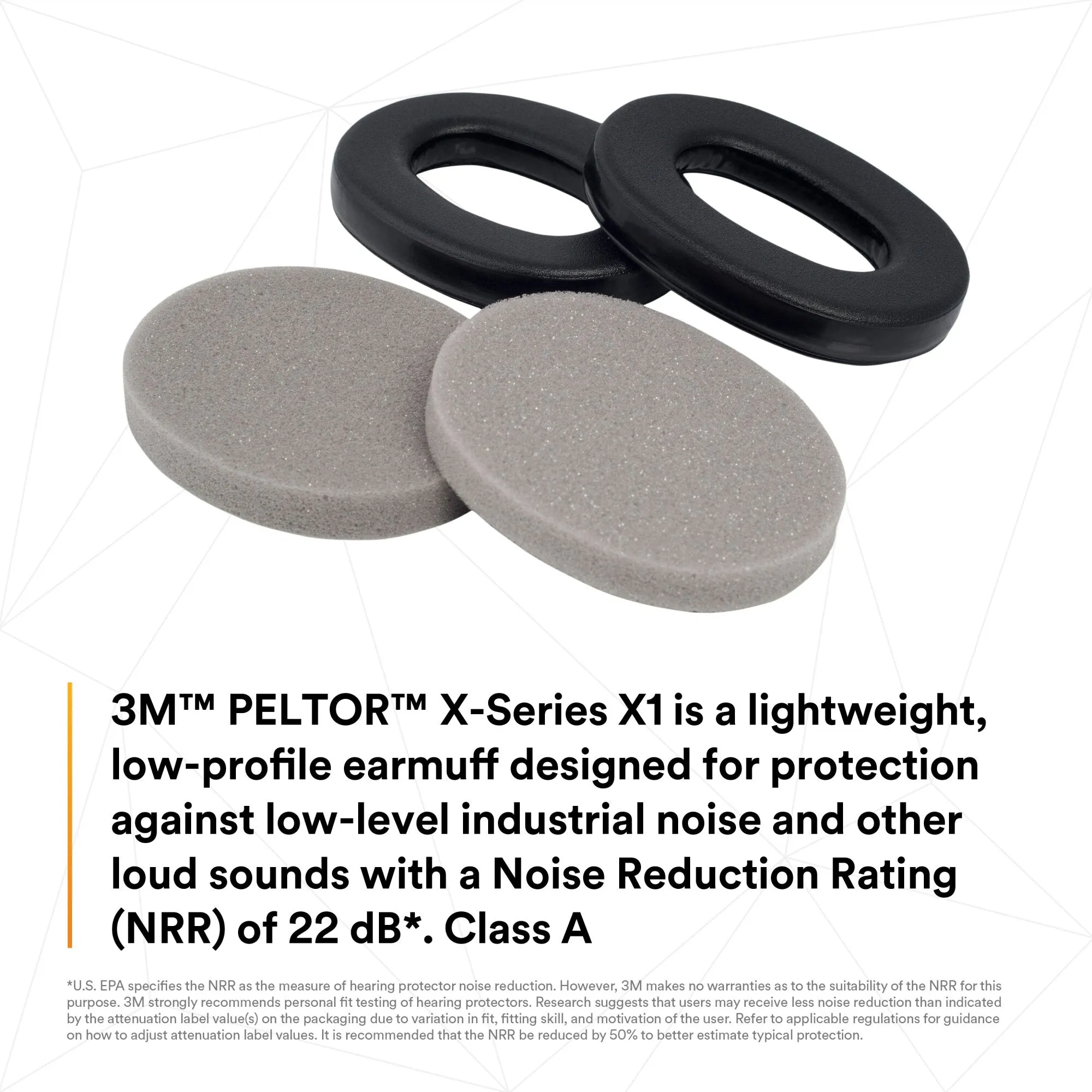 3M PELTOR X1 Hygiene Kit HYX1/37280(AAD), for X1 Earmuffs