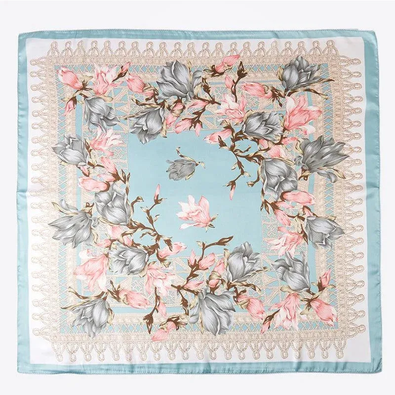 Assorted Floral Print Bandana Scarf