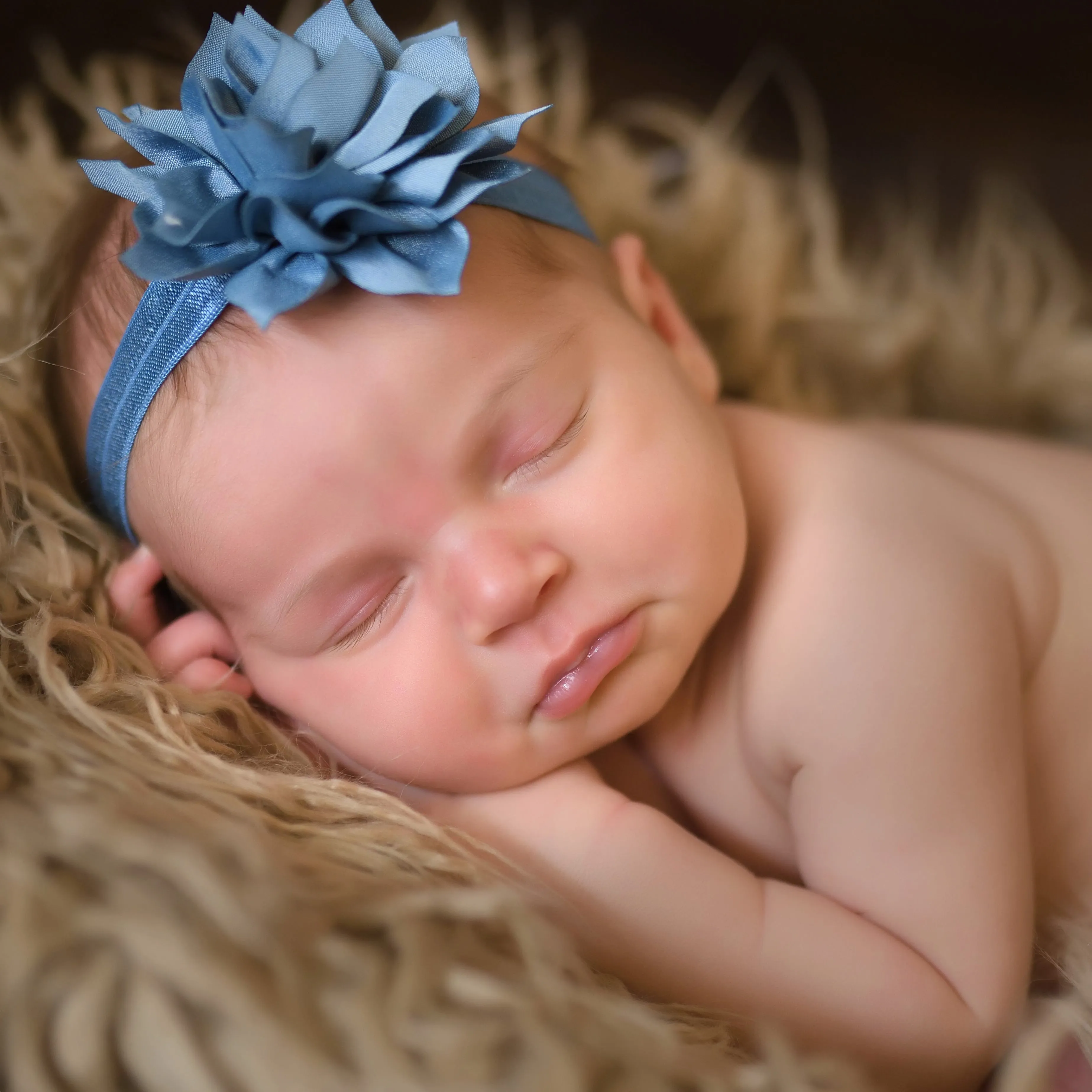 Baby Medium Petal Flower Headband