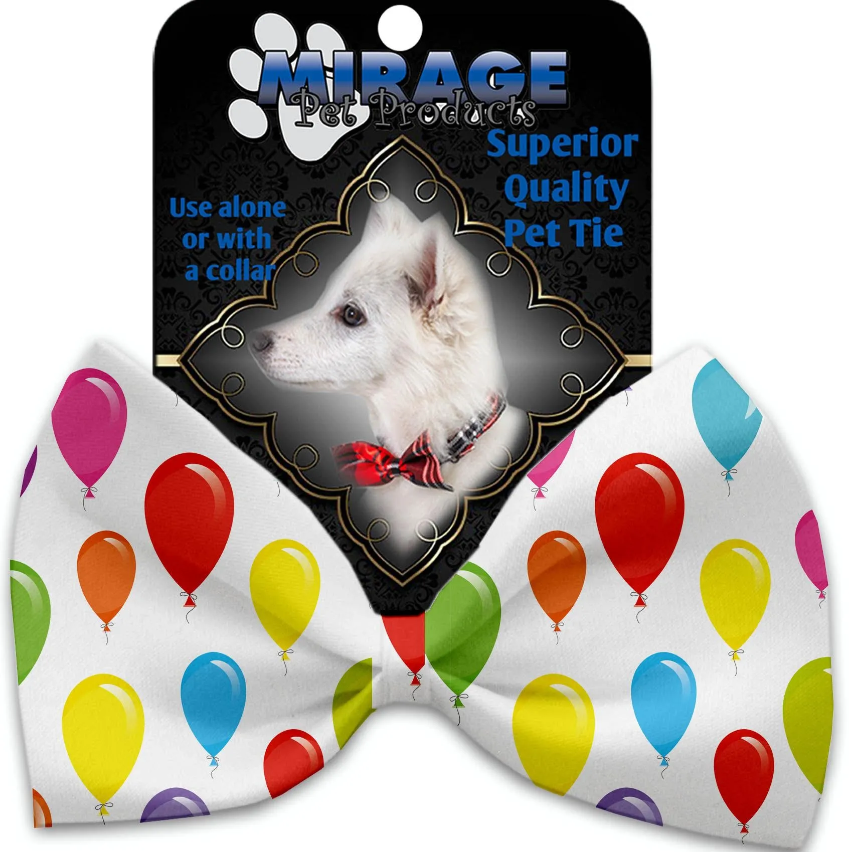 Balloons Pet Bow Tie