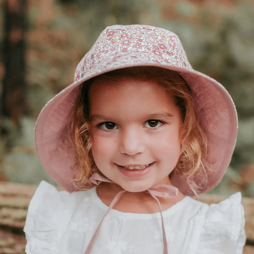 BEDHEAD WANDERER REVERSIBLE PANELLED BUCKET HAT- RAMBLE/ROSA