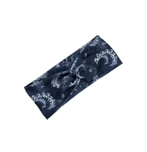 Blue Paisley Headband