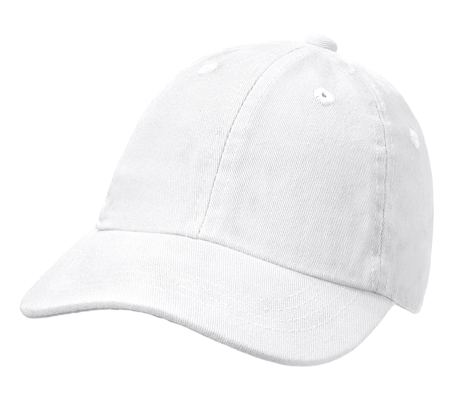 Boys and Girls 100% Cotton Twill UPF 50  Baseball Hats with Matching Stitch (Dyed & Finished in USA*)