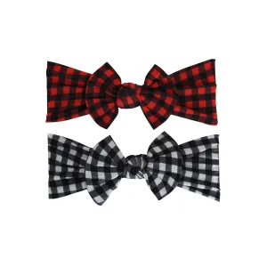 Buffalo Plaid Baby Headband