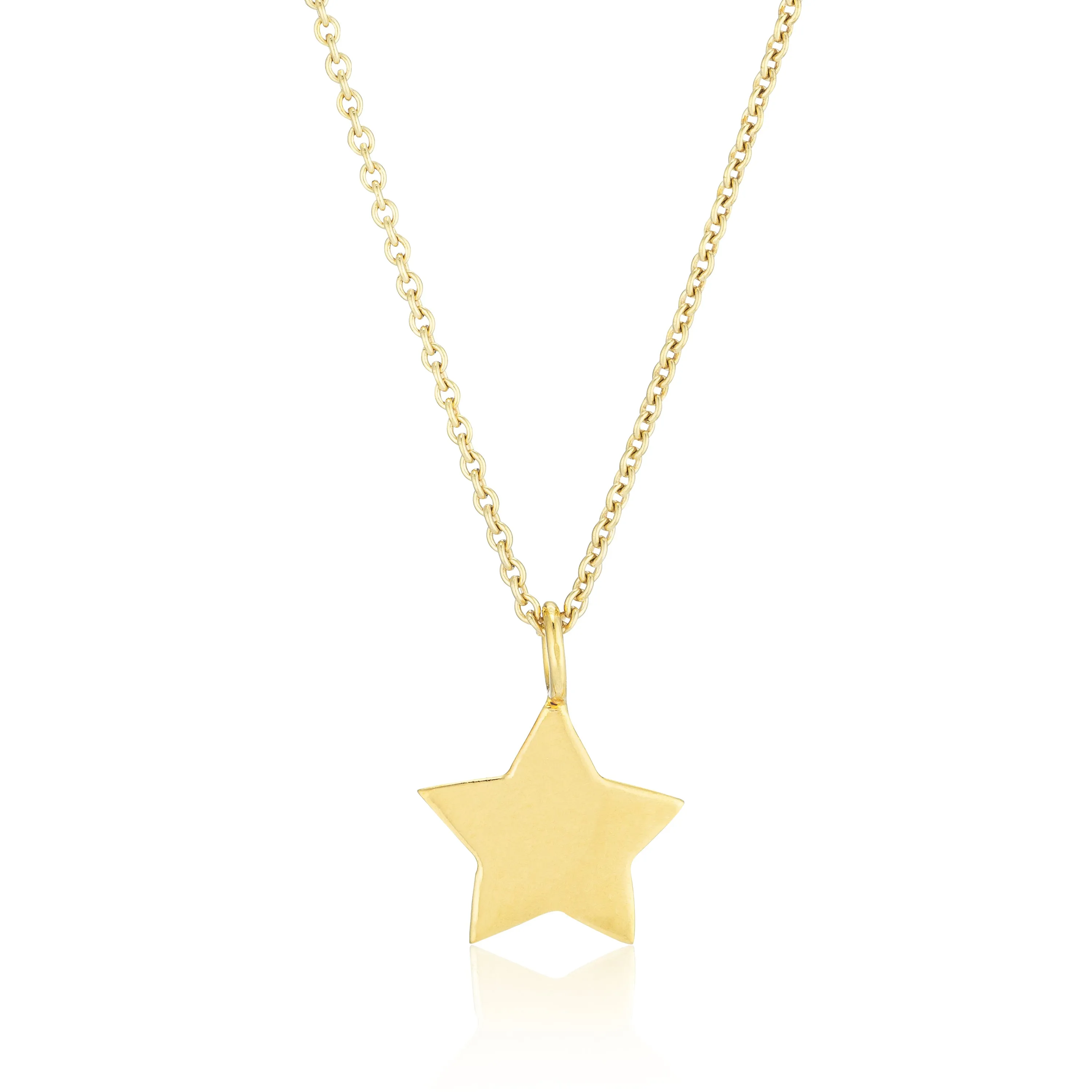 CHARMING-LENA SOLID STAR PENDANT