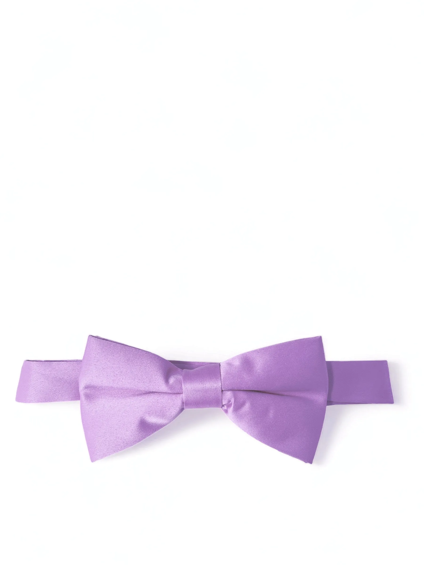 Classic Solid Lavender Bow Tie