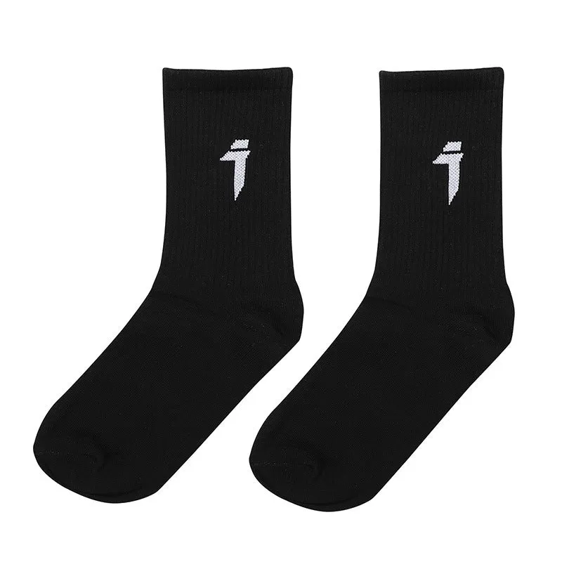 Couple Tide Hosiery Machine Neng Feng Athletic Socks Hip Hop Pure Cotton Knitted Tube Socks