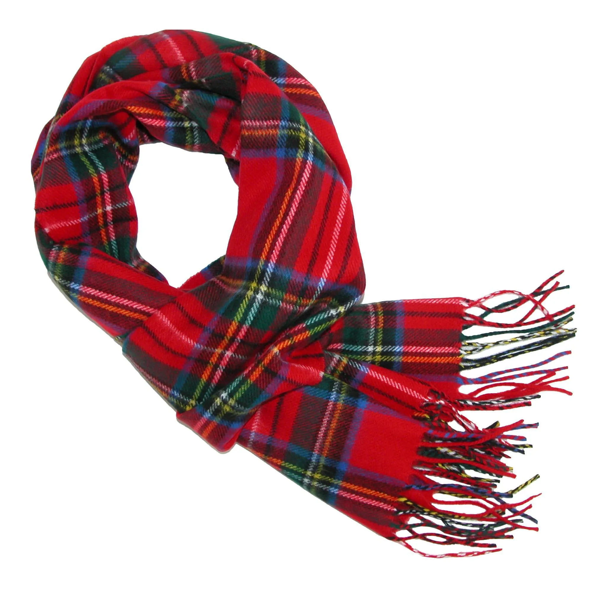 David & Young Soft Plaid Winter Scarf