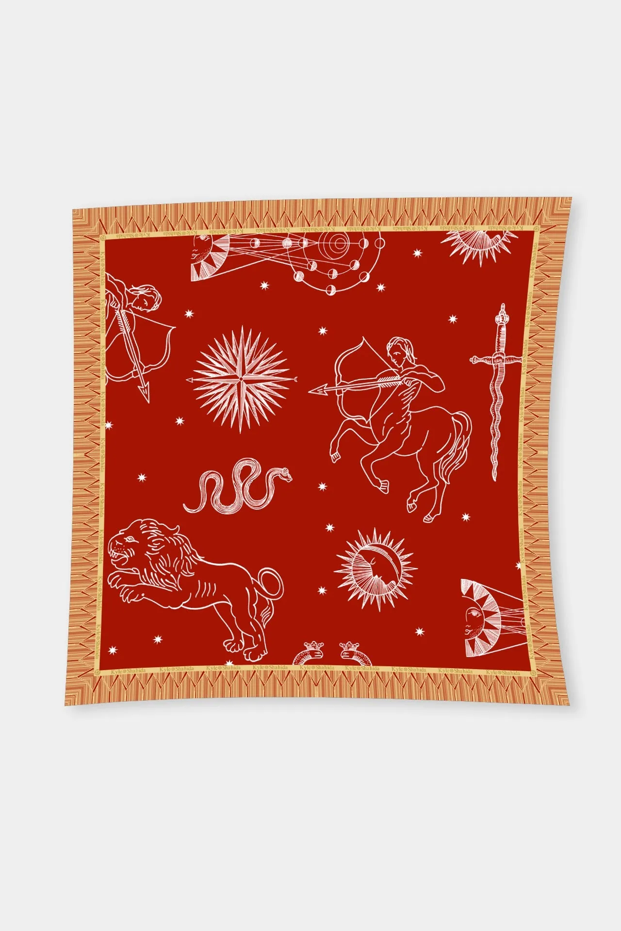 Designer Scarves Zodiac Print Scarves