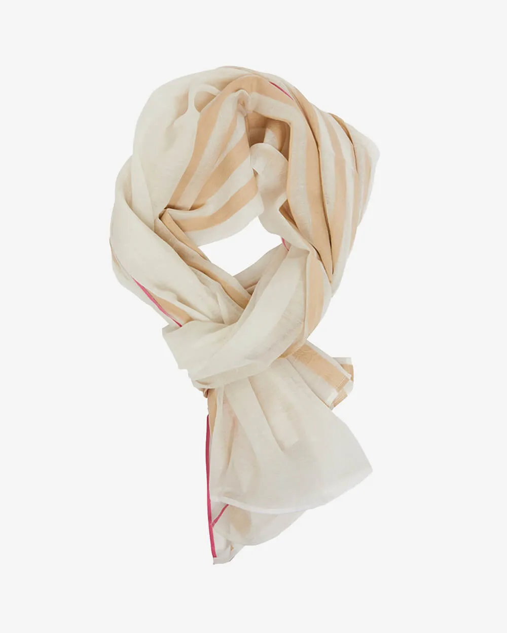 EK Scarf - Taupe Stripe