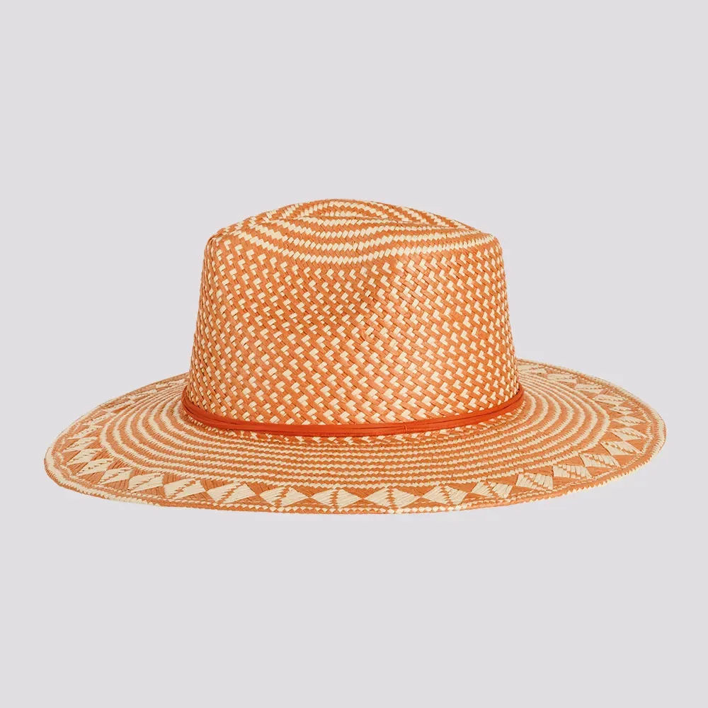 Eppie | Mens Two Tone Toyo Straw Sun Hat