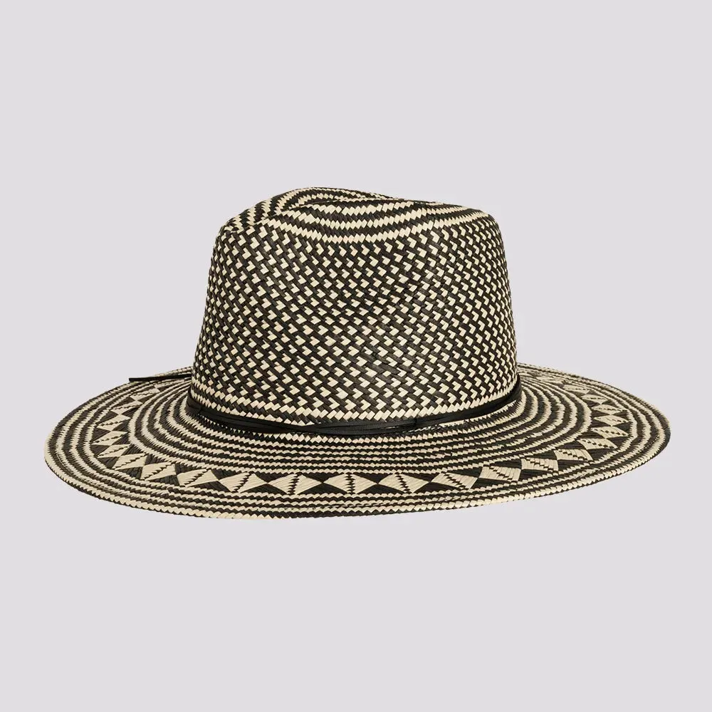 Eppie | Mens Two Tone Toyo Straw Sun Hat