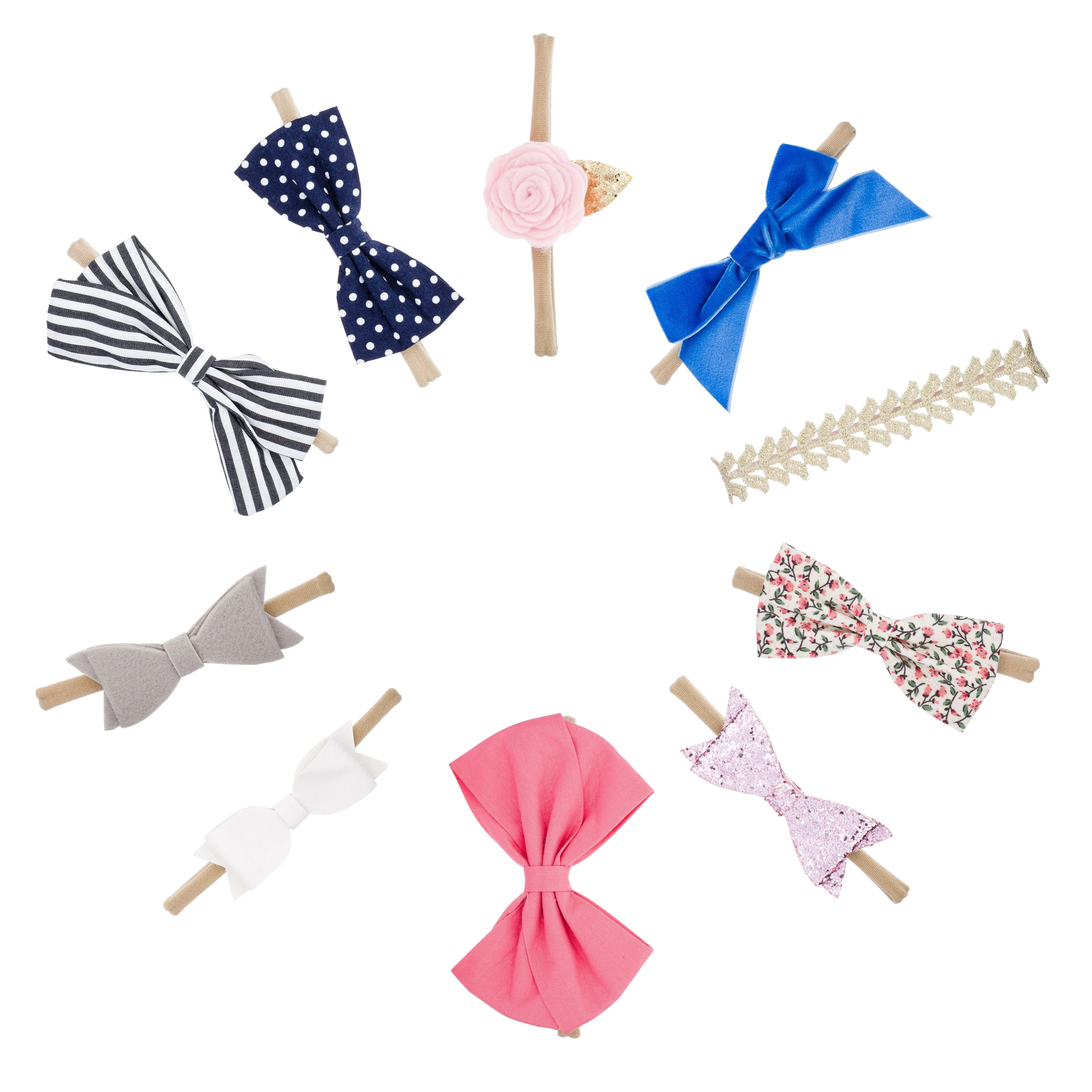 Essentials Set - Bows and Headbands - 10 Pack