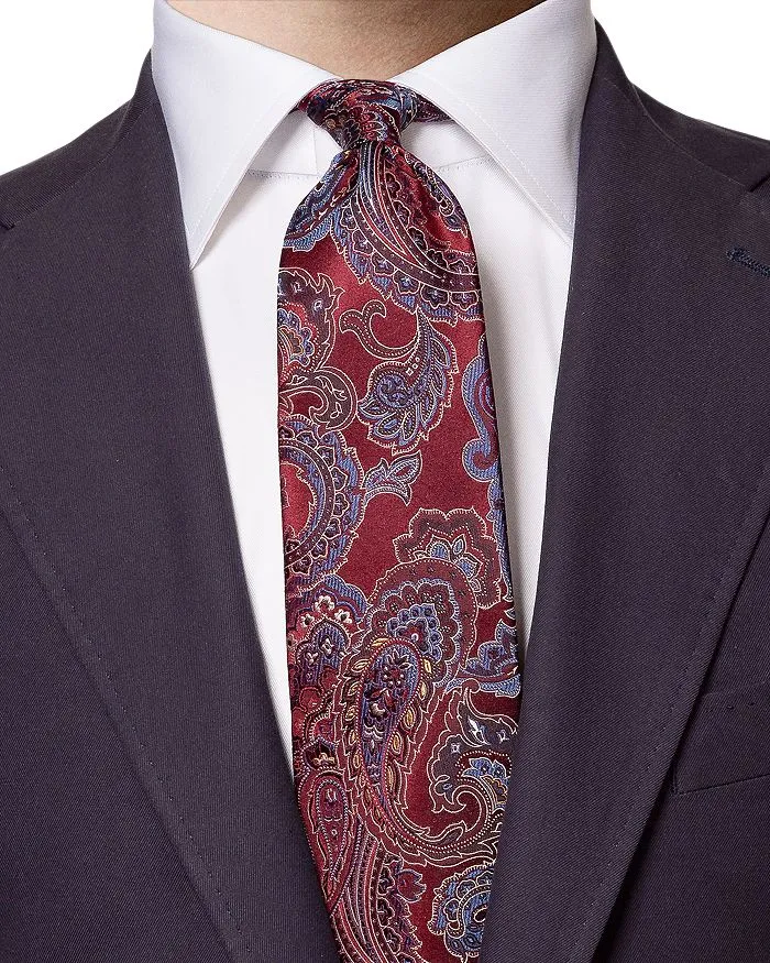 Eton Silk Jacquard Classic Paisley Tie