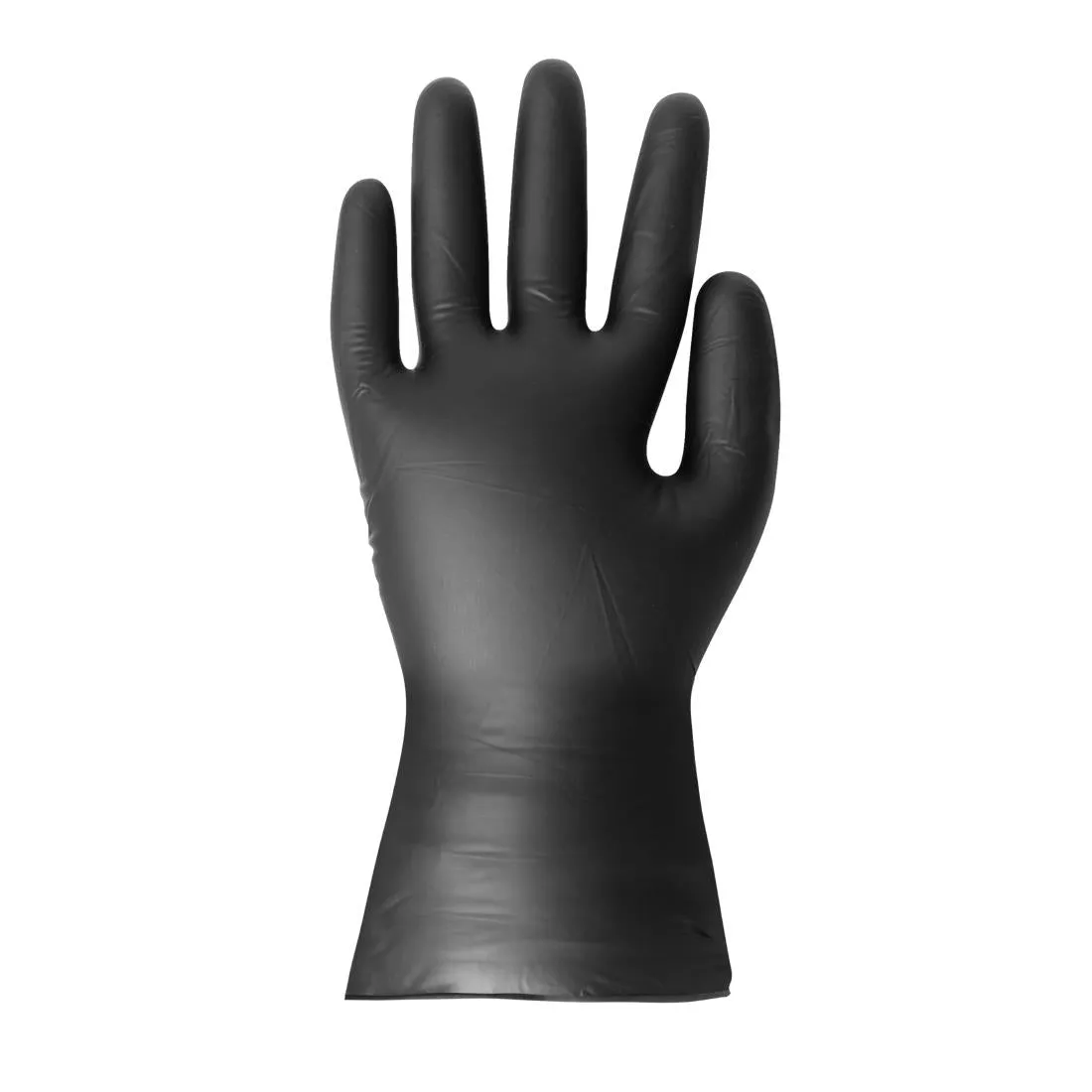 FJ748-XL Hygiplas Vinyl Black Powder Free Glove XL - pack 100