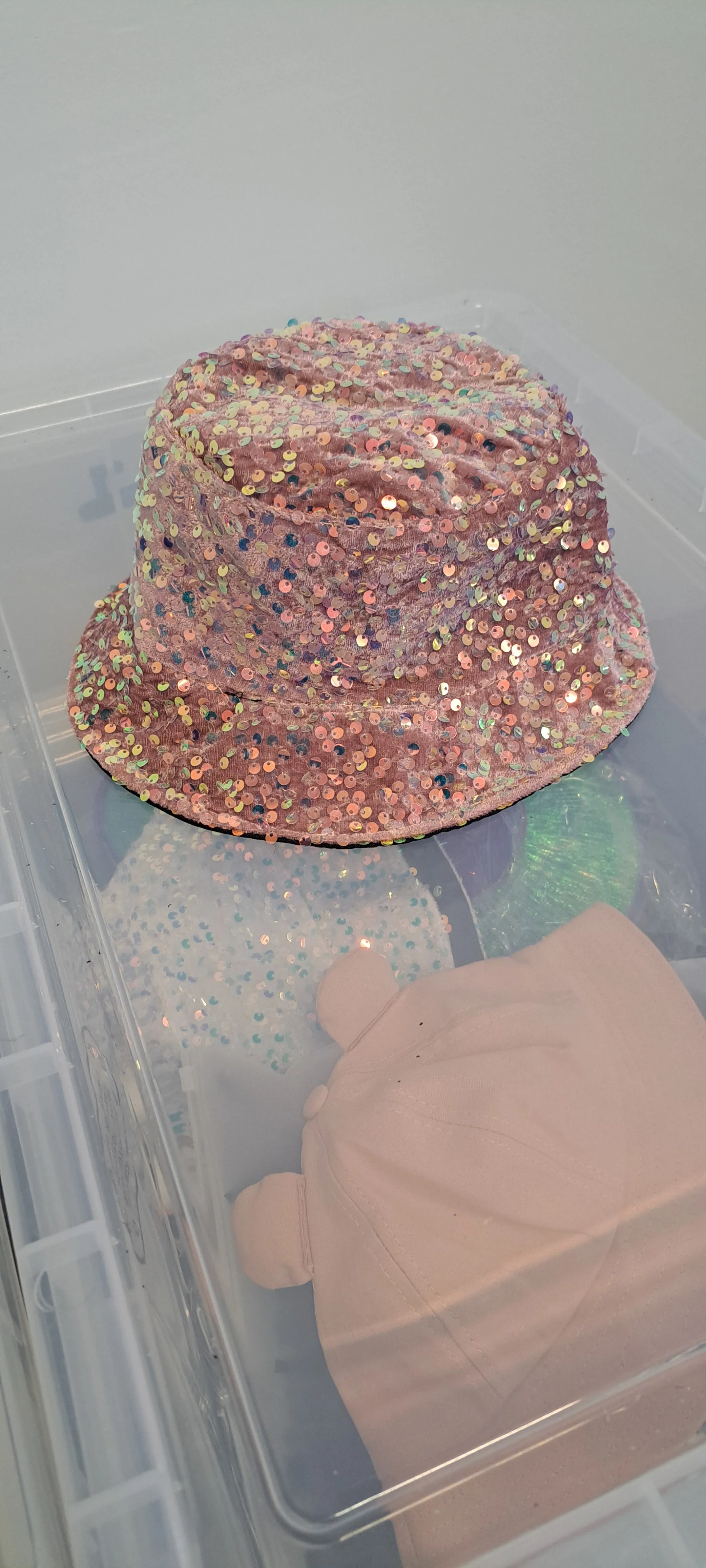 Glitter Sequins Bucket Hat