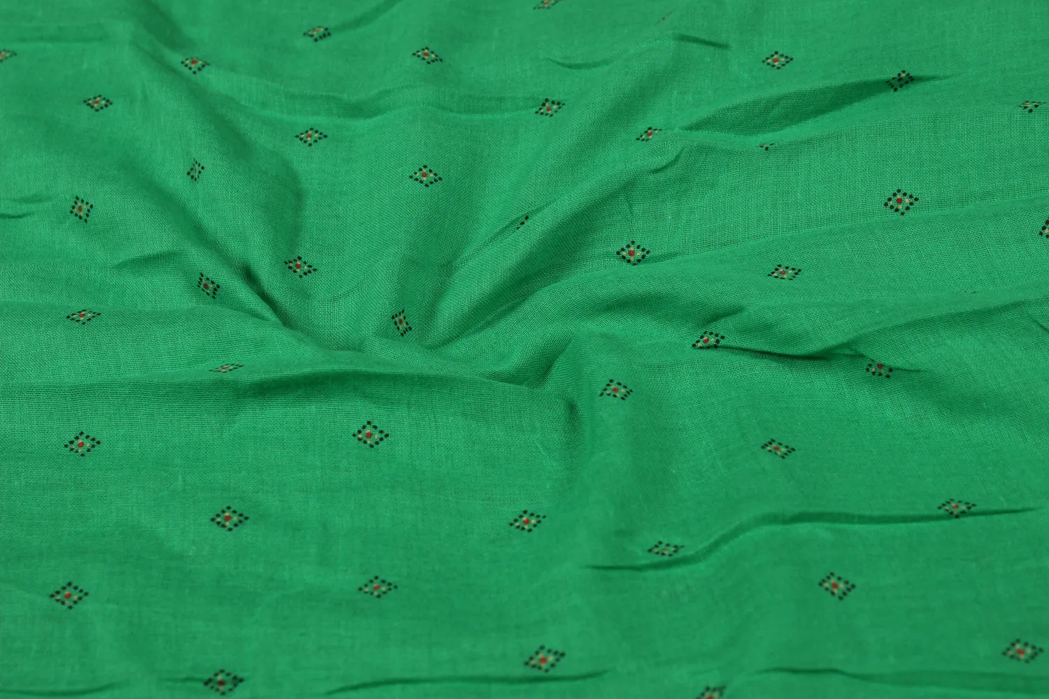 Green Cotton Voile Fabric