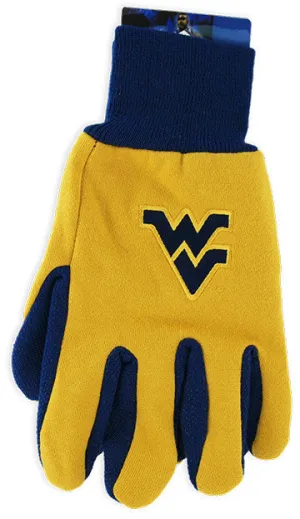 GVWU2 Gloves - West Virginia University GOLD