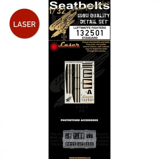 HGW 1/32 Luftwaffe Fighters (Standard) - Seatbelts | 132501