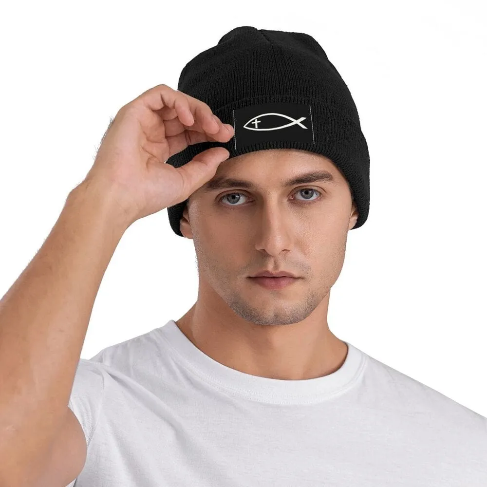 Ichthys Symbol Unisex Beanie Hat