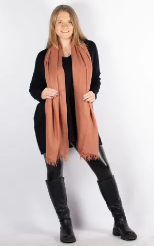 Lightweight Scarf Pashmina | Rust