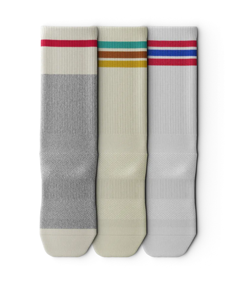 Long Weekend Crew Socks 3-Pack