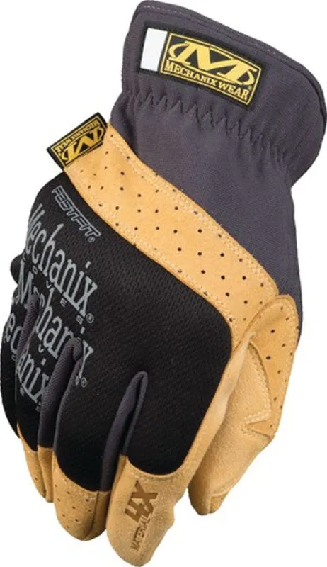 Mechanix Wear FastFit Series MF4X-75-011 Work Gloves, XL, 11 in L, Reinforced Thumb, Elastic Cuff, Synthetic Leather :PR: QUANTITY: 1