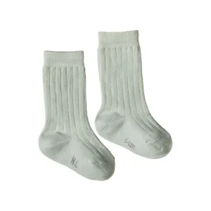 Nature Baby Cotton Rib Socks - Sea