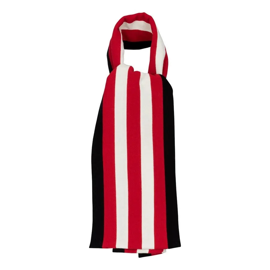 OXFOX Scarves Wembley - University College - Black Red White