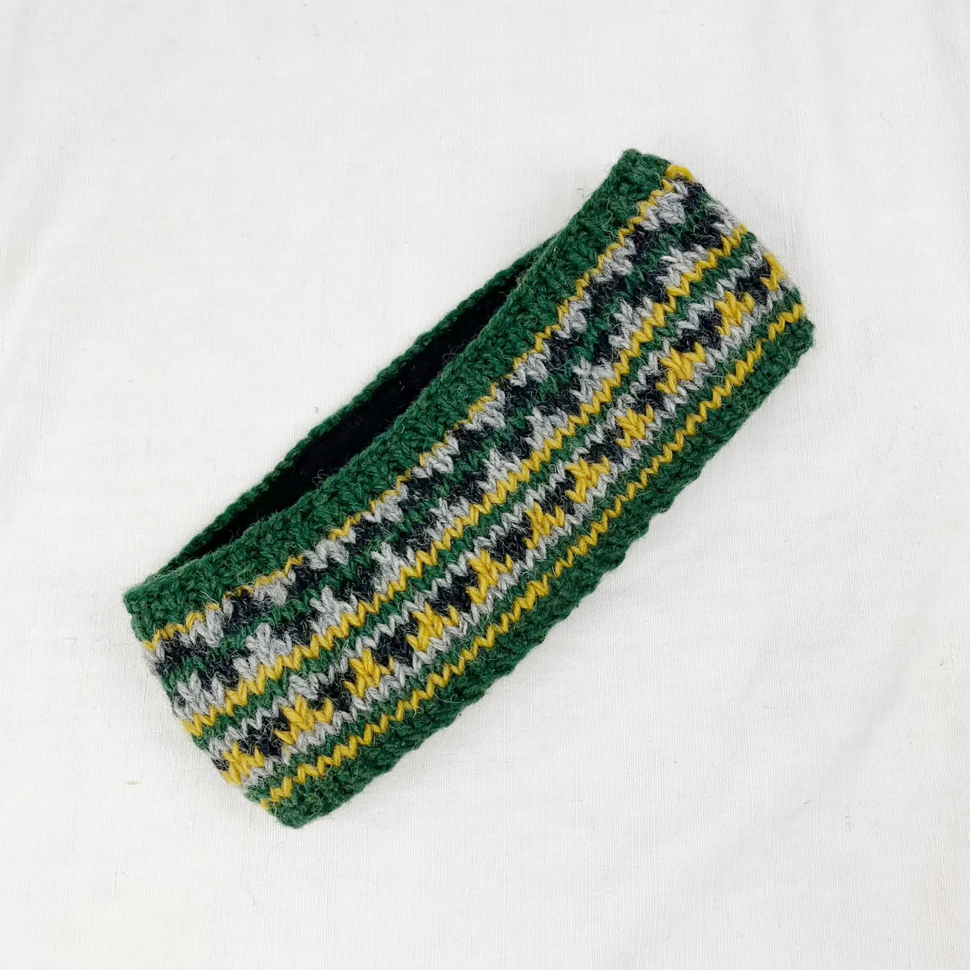 PESHA Fair Isle Lined Wool Earwarmer (WS)