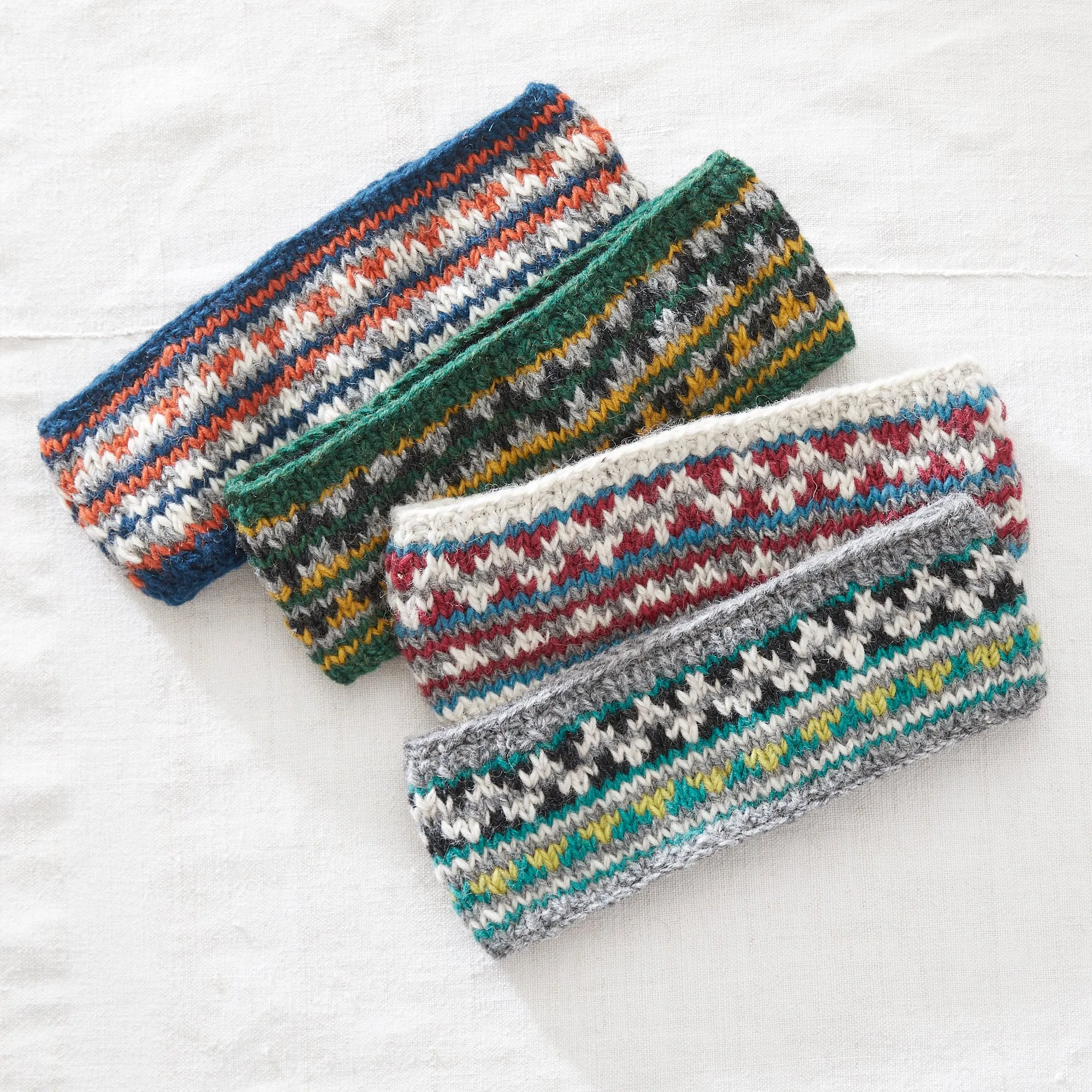 PESHA Fair Isle Lined Wool Earwarmer (WS)