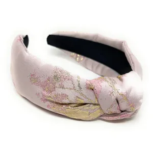 Pink Blossom Knotted Headband