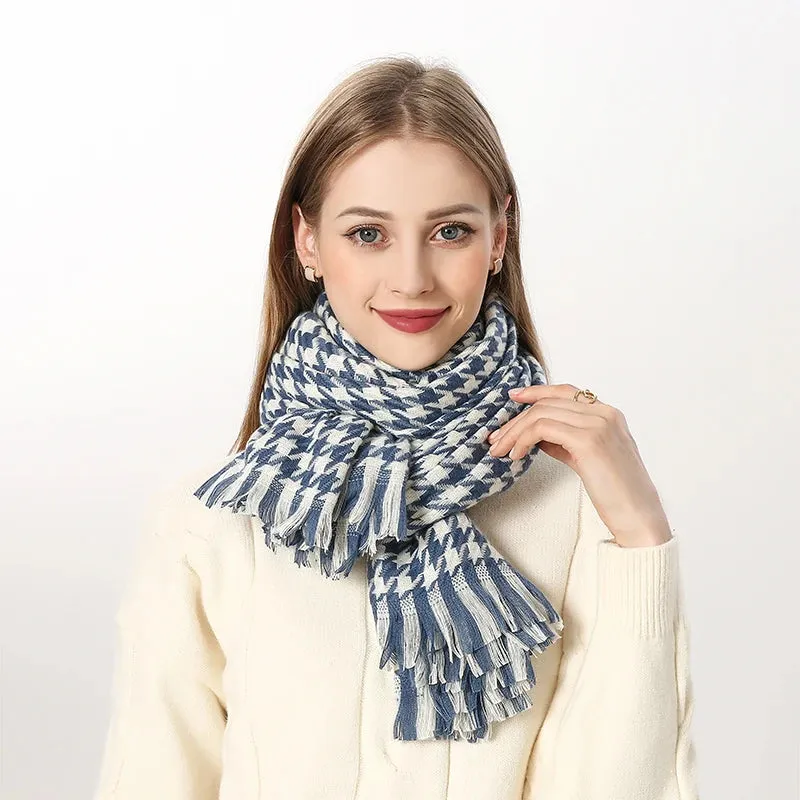 Plaid Soft Winter Scarf