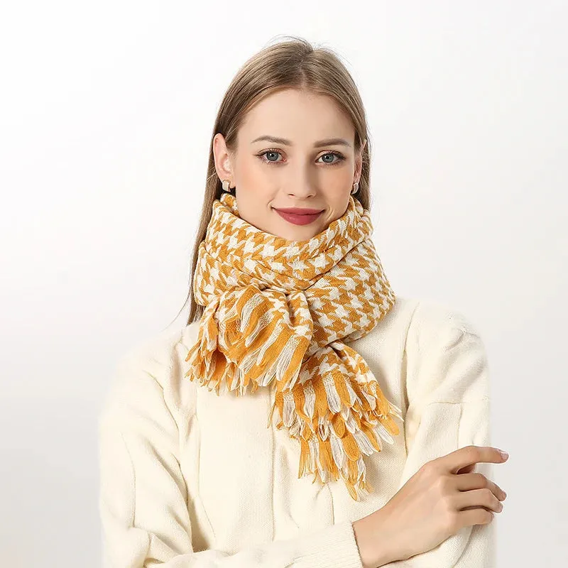 Plaid Soft Winter Scarf