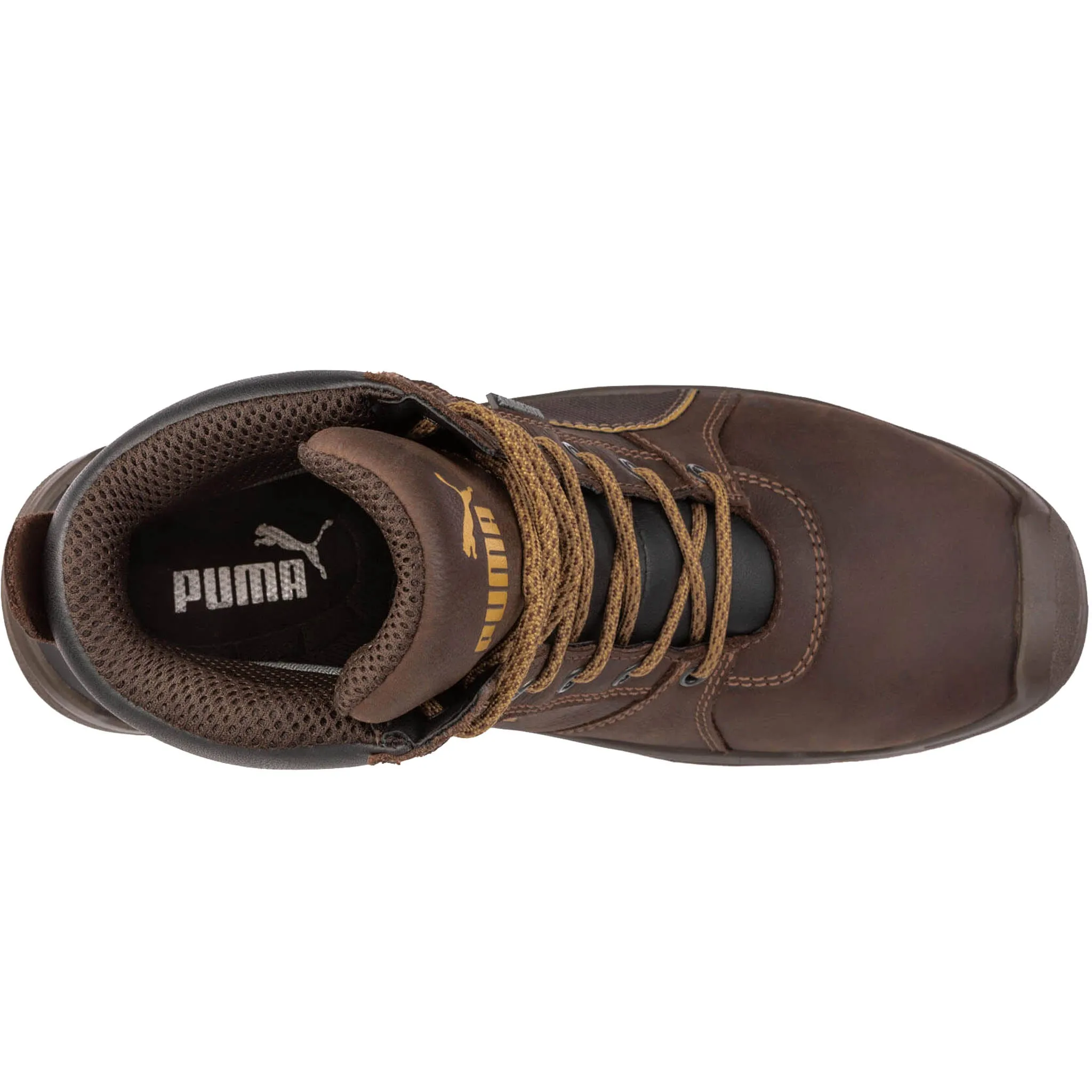 Puma Men's 630925 Tornado CTX Brown Mid Soft Toe Work Boots