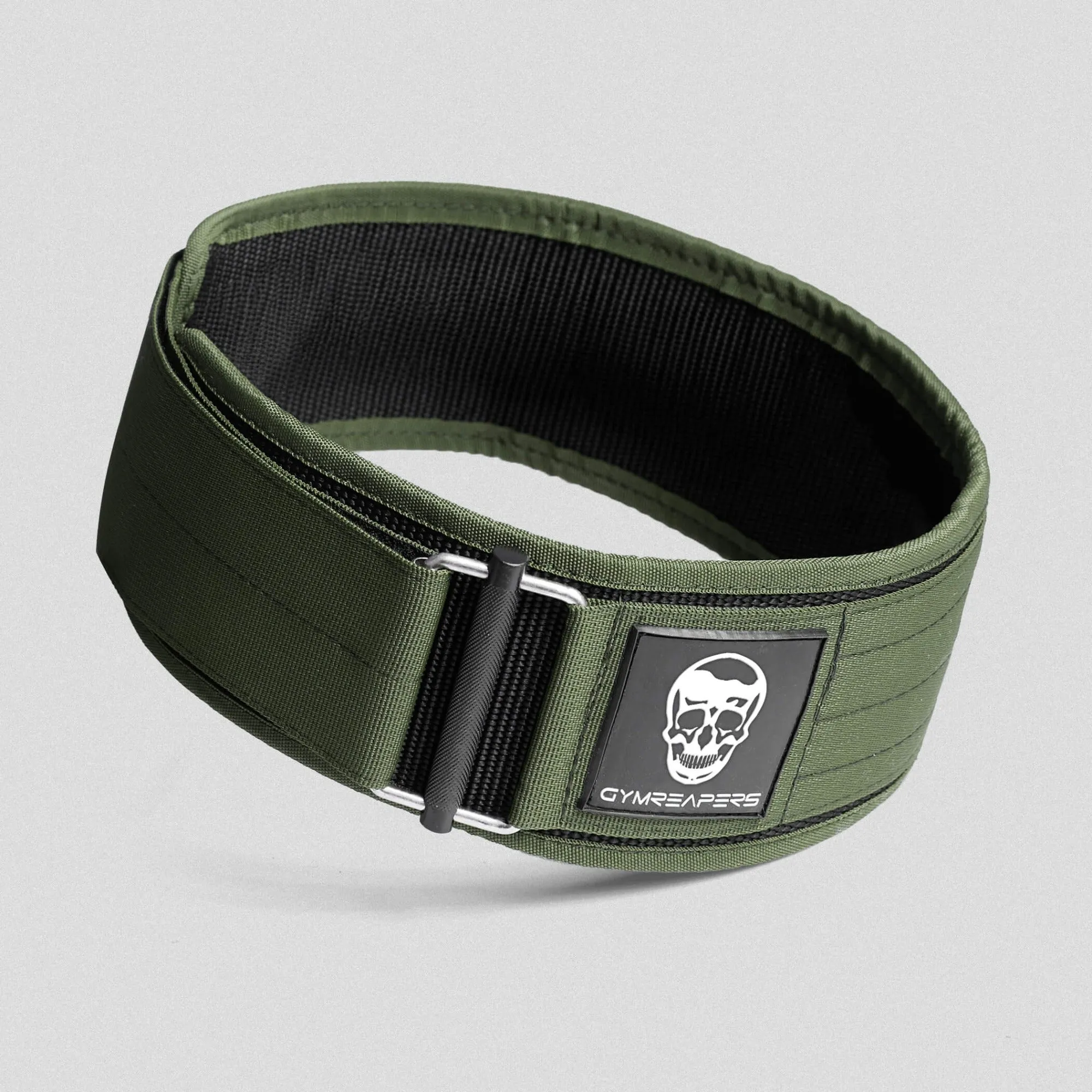 Quick Locking Weightlifting Belt | Premium Back Support - Green