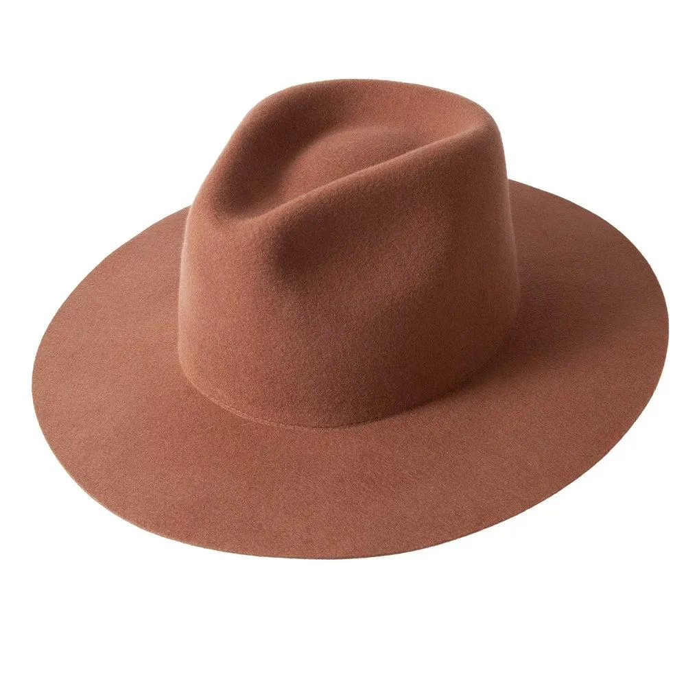 Rancher | Womens Wide Brim Felt Fedora Hat