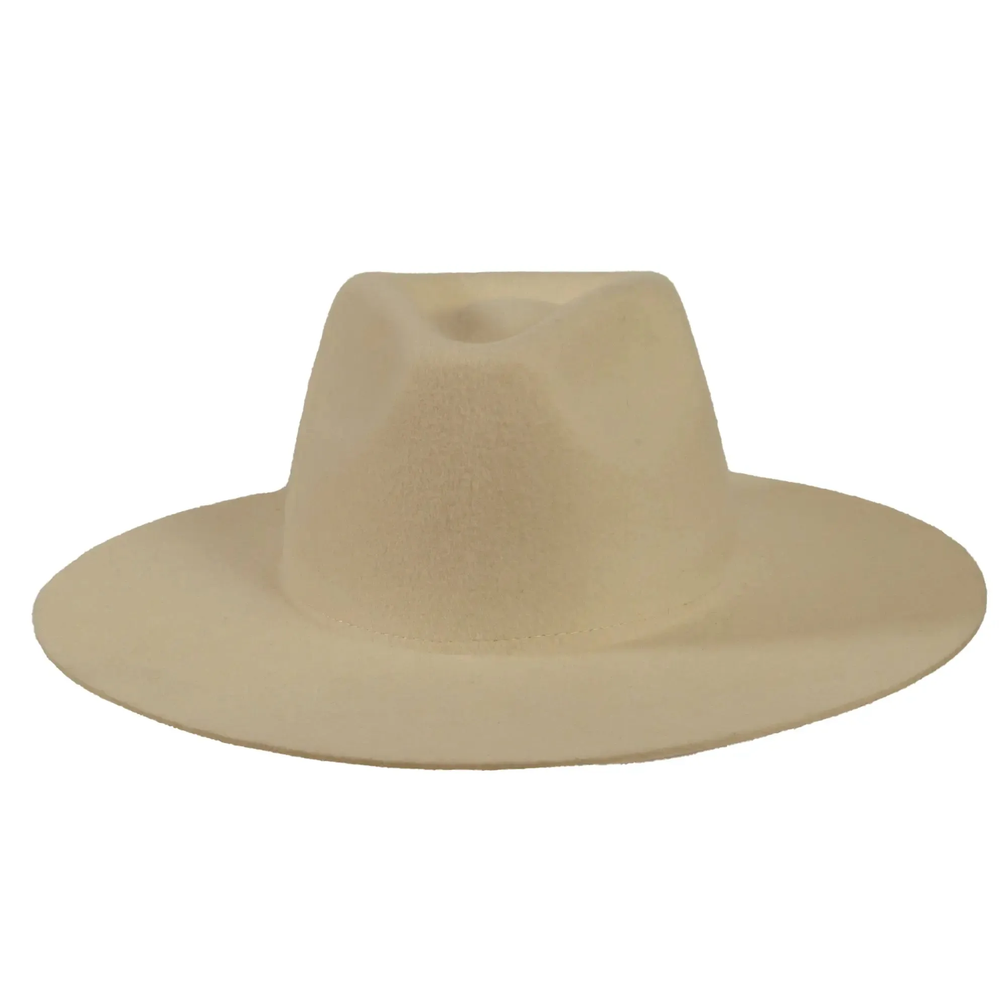 Rancher | Womens Wide Brim Felt Fedora Hat