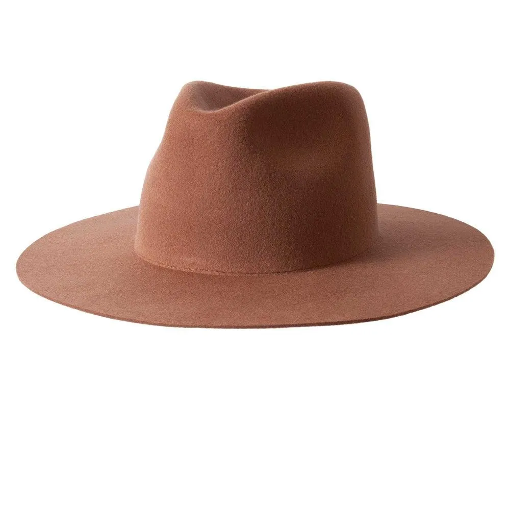 Rancher | Womens Wide Brim Felt Fedora Hat