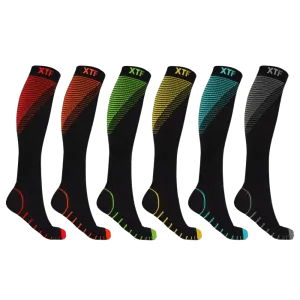 Super Lite Athletic Graduated Socks (6-Pairs)