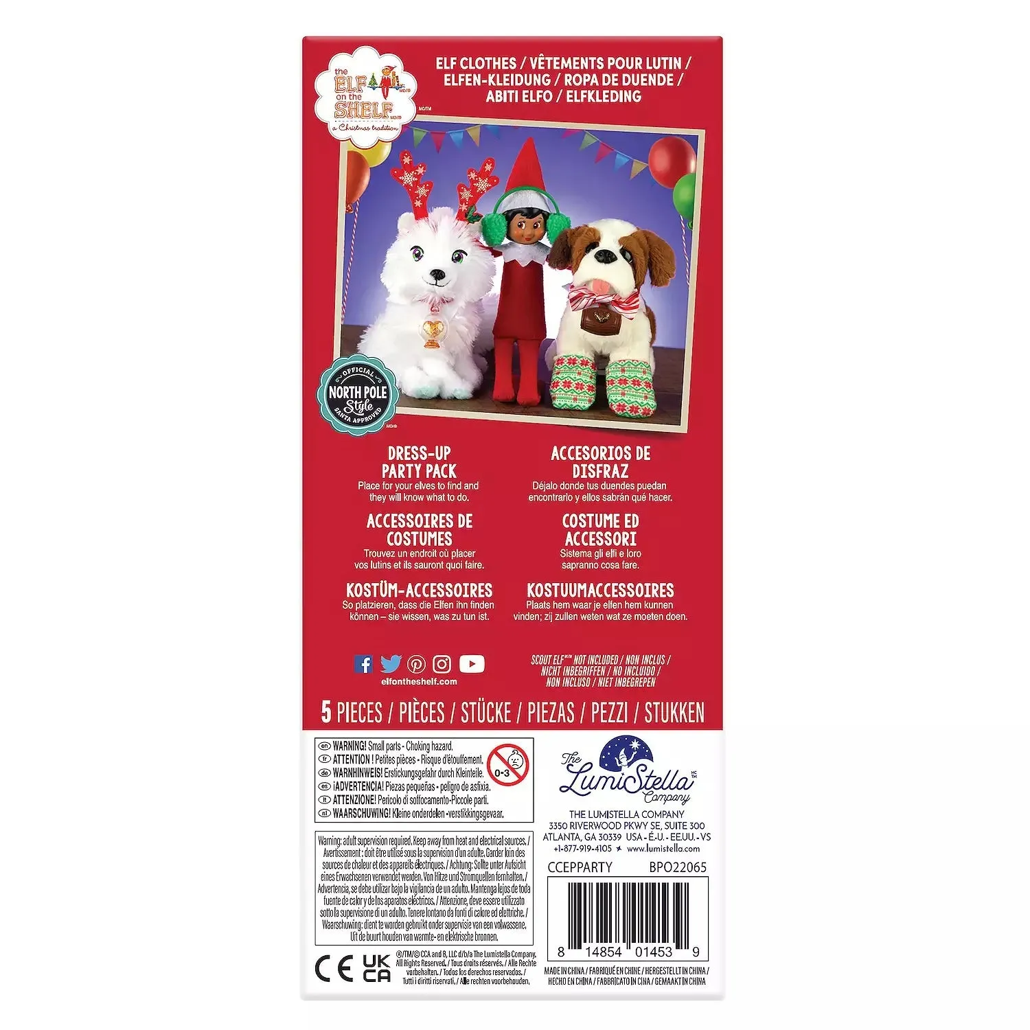 The Elf on the Shelf Claus Couture Collection® Dress-Up Party Pack