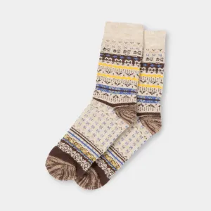 Tilley Unisex Fair Isle Sock