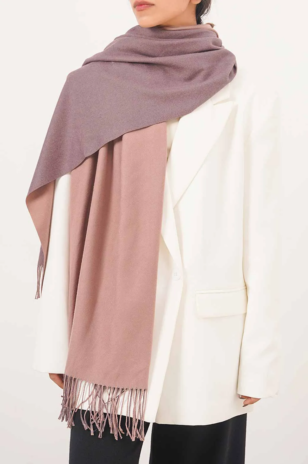 TWO-TONE SOFT SCARF