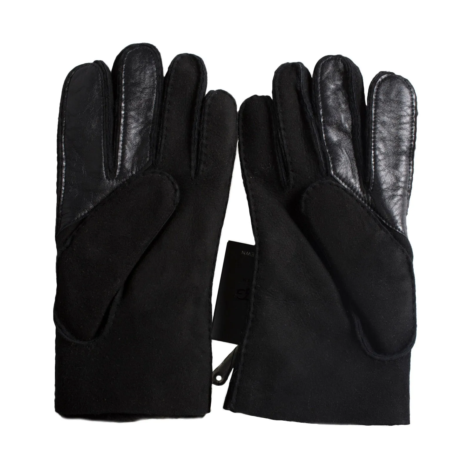 UGG Sheepskin Smart Black Gloves - Men's