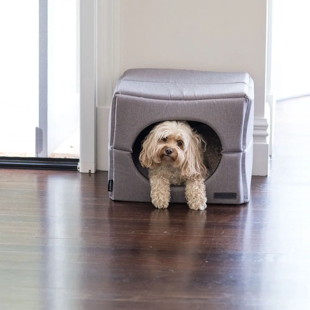 Water Resistant Oxford Grey Pet Cube