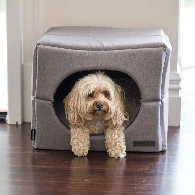 Water Resistant Oxford Grey Pet Cube